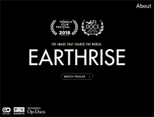 Tablet Screenshot of earthrisefilm.com